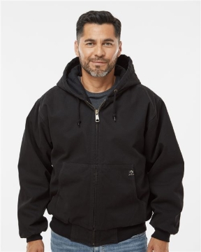 DRI DUCK - Men's Tall Cheyenne Boulder Cloth™ Hooded Jacket with Tricot Quilt Lining - 5020T