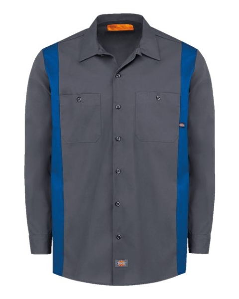 Dickies - Men's Industrial Colorblocked Long Sleeve Shirt - 5524