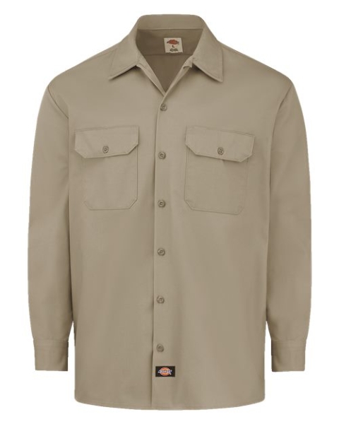 Dickies - Men's Heavyweight Cotton Long Sleeve Shirt - 5549