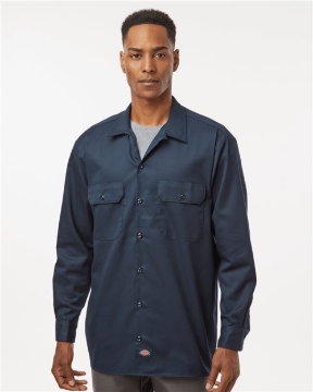 Dickies - Men's Tall Long Sleeve Work Shirt - 5574T
