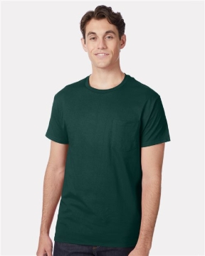 Hanes - Men's Authentic Pocket T-Shirt - 5590