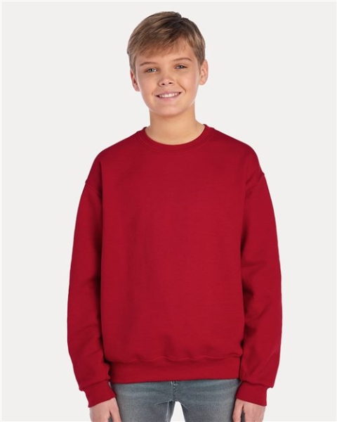 JERZEES - Youth NuBlend® Crewneck Sweatshirt - 562BR