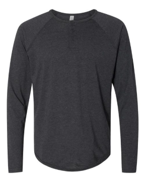 Next Level - Men's Triblend Henley T-Shirt - 6072