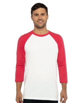 Next Level - Unisex CVC Three-Quarter Sleeve Raglan T-Shirt - 6251