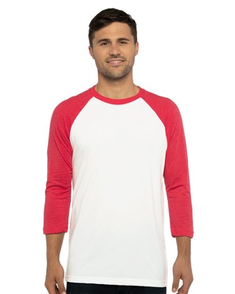 Next Level - Unisex CVC Three-Quarter Sleeve Raglan T-Shirt - 6251