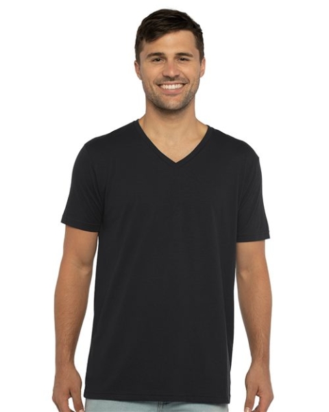 Next Level - Men's Sueded V-Neck T-Shirt - 6440