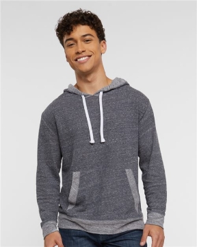 LAT - Unisex Harborside Mélange French Terry Hoodie Sweatshirt - 6779