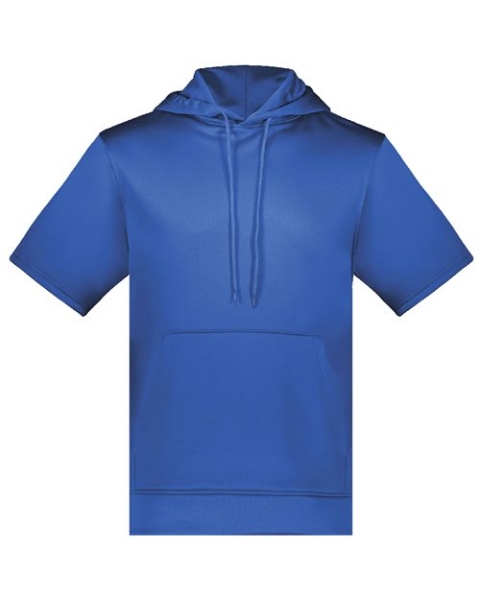 Augusta Sportswear - Unisex Fleece Short Sleeve Hooded Pullover - 6871