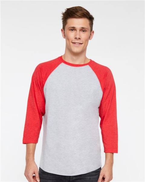 LAT - Men's Baseball Fine Jersey Three-Quarter Sleeve Tee - 6930