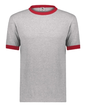 Athletic Heather/ Red