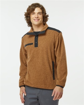 DRI DUCK - Men's Ranger Melange Fleece Pullover - 7353
