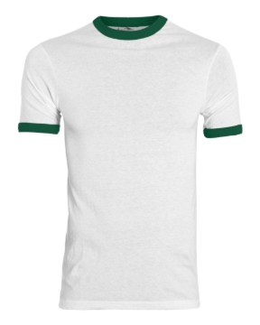 White/ Dark Green