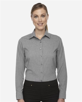 North End - Women's Melange Performance Shirt - 78802