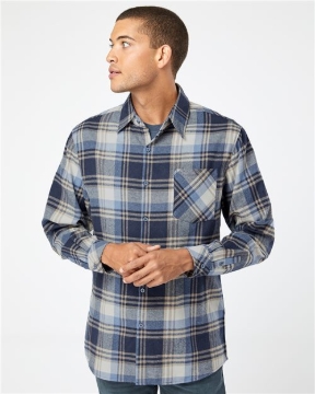 Burnside - Men's Open Pocket Flannel Shirt - 8212