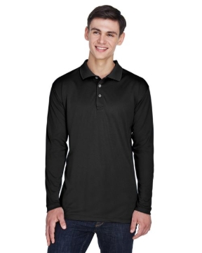UltraClub - Men's Cool & Dry Sport Long Sleeve Polo - 8405LS