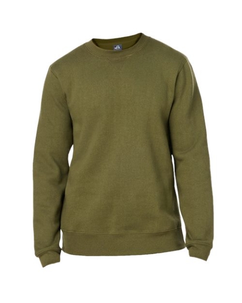 J. America - Unisex Premium Fleece Crewneck Sweatshirt - 8424