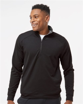 J. America - Men's Omega Stretch Quarter-Zip Pullover - 8434