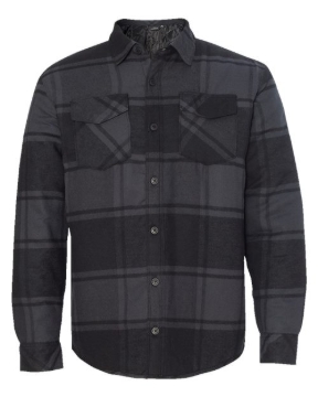 Burnside - Men's Quilted Flannel Shirt Jacket - 8610