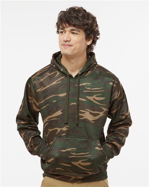 J. America - Men's Polyester Tailgate Hooded Sweatshirt - 8615