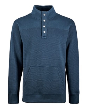 J. America - Men's Ripple Fleece Snap Sweatshirt - 8708