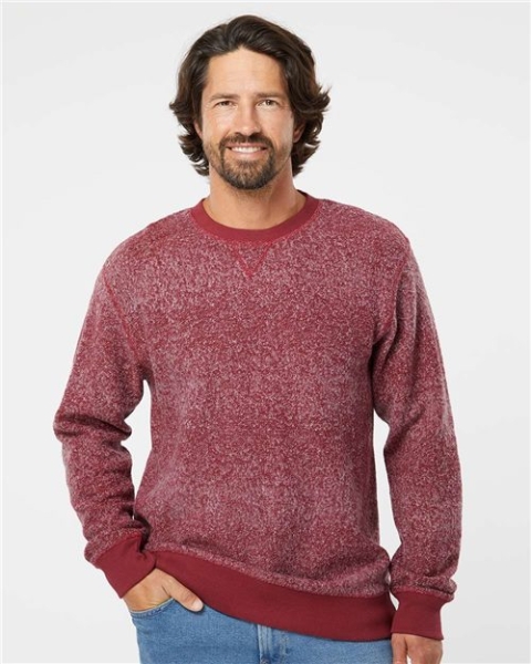 J. America - Unisex Aspen Fleece Crewneck Sweatshirt - 8712