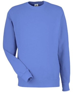 J. America - Unisex Pigment-Dyed Fleece Crewneck Sweatshirt - 8731
