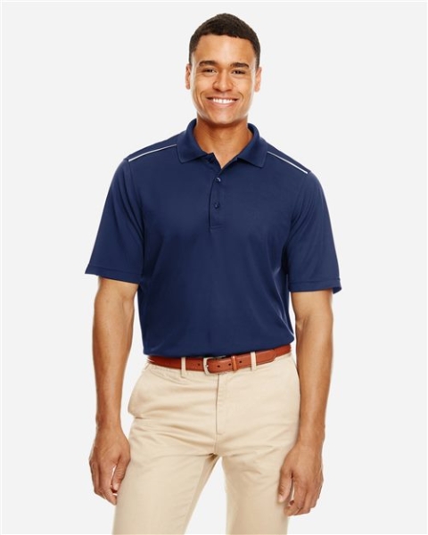 CORE365 - Men's Radiant Performance Piqué Polo with Reflective Piping - 88181R