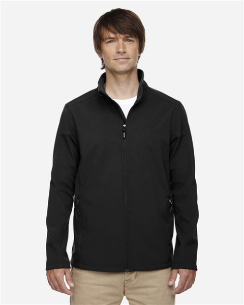 CORE365 - Men's Tall Cruise Two-Layer Fleece Bonded Soft Shell Jacket - 88184T
