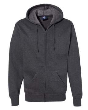J. America - Men's Premium Full-Zip Hooded Sweatshirt - 8821