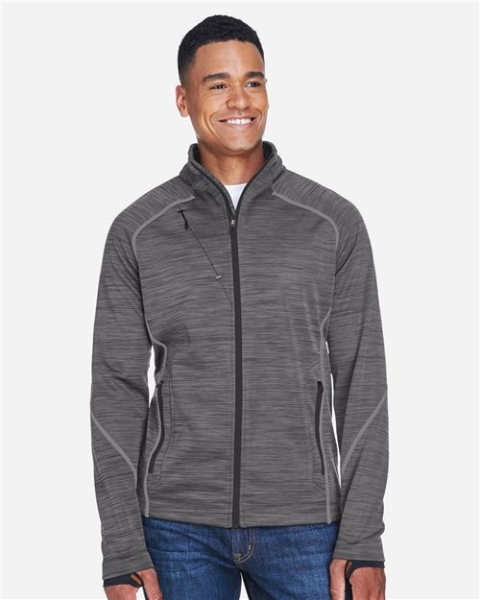 North End - Men's Flux Mélange Bonded Fleece Jacket - 88697