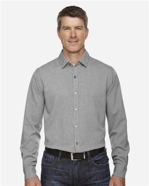 North End - Men's Melange Performance Shirt - 88802
