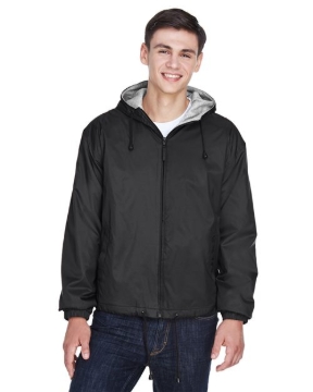 UltraClub - Unisex Fleeced Lined Hooded Jacket - 8915