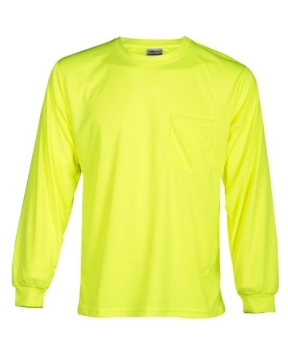 Kishigo - Unisex Microfiber Polyester Long Sleeve T-Shirt - 9122-9123