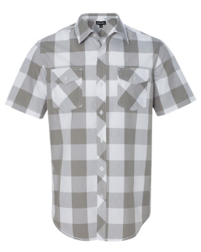Burnside - Men's Buffalo Plaid Short Sleeve Shirt - 9203