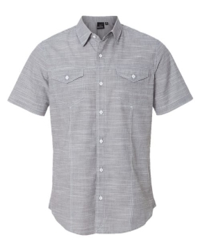 Burnside - Men's Textured Solid Short Sleeve Shirt - 9247