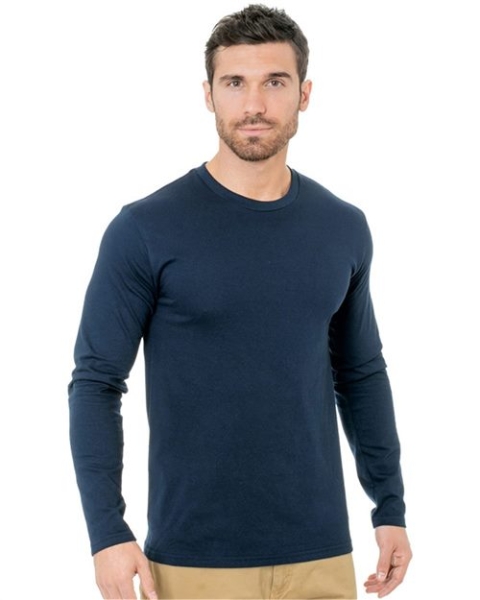 Bayside - Unisex Fine Jersey Long Sleeve T-Shirt - 9550