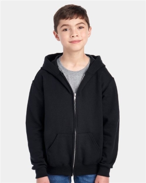 JERZEES - Youth NuBlend® Full-Zip Hooded Sweatshirt - 993BR