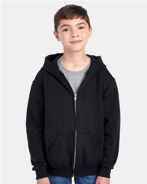 JERZEES - Youth NuBlend® Full-Zip Hooded Sweatshirt - 993BR