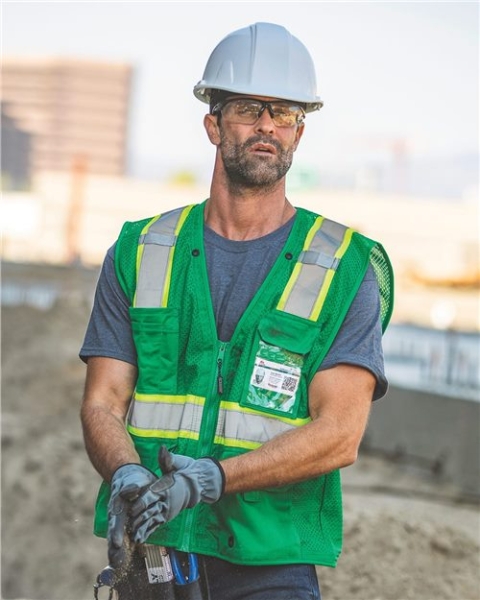 Kishigo - Unisex EV Series® Enhanced Visibility Multi-Pocket Mesh Vest - B100-111