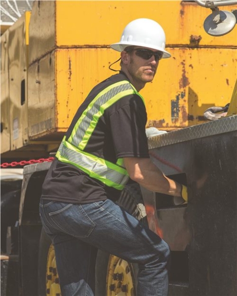 Kishigo - Unisex EV Series® Enhanced Visibility Contrast Pocket T-Shirt - B200-204