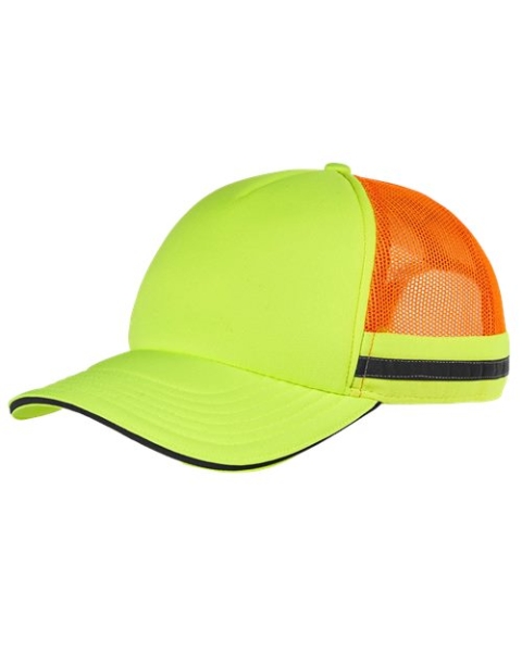 Big Accessories - Safety Trucker Cap - BA661