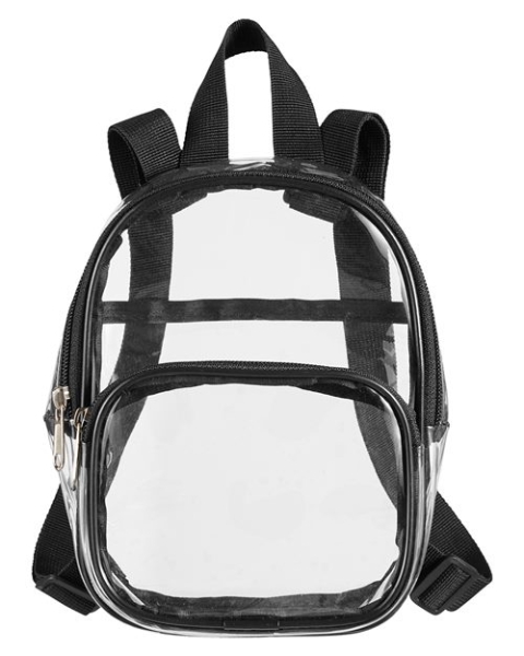 BAGedge - Clear PVC Mini Backpack - BE268