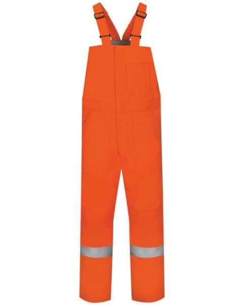 Bulwark - Men's Tall Deluxe Insulated Bib Overall with Reflective Trim - EXCEL FR® ComforTouch - BLCST