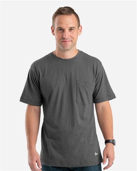 Berne Apparel - Men's Lightweight Performance Pocket T-Shirt - BSM38