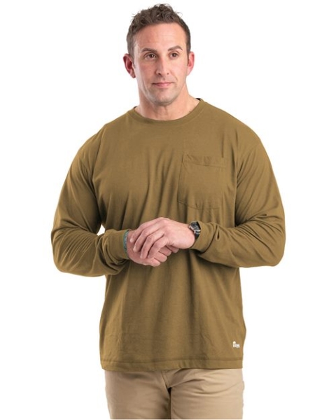 Berne Apparel - Men's Performance Long Sleeve Pocket T-Shirt - BSM39