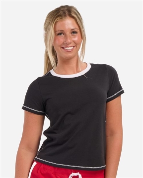 Boxercraft - Women's Contrast Stitch Baby Tee - BW2106
