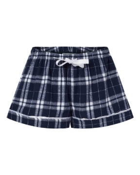 Navy/ Silver Plaid