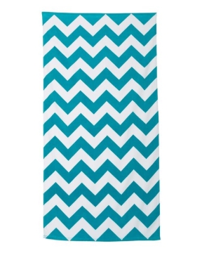Carmel Towel Company - Chevron Velour Beach Towel - C3060X