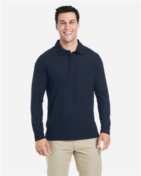 CORE365 - Men's Fusion ChromaSoft™ Long Sleeve Pique Polo - CE112L