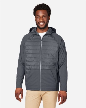 CORE365 - Unisex Techno Lite Hybrid Hooded Jacket - CE808